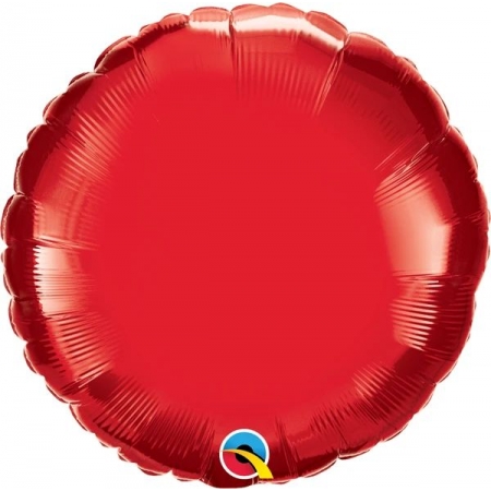 Μπαλονι Foil 18''(45Cm) Ruby Red Στρογγυλο - ΚΩΔ:22634-Bb
