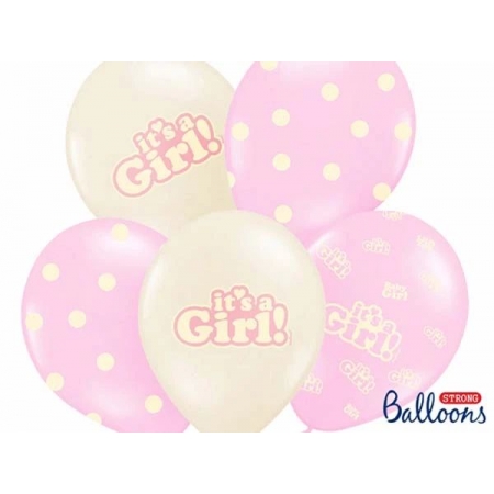 Μπαλονι Λατεξ 12''(32Cm) Τυπωμενο Ροζ It'S A Girl - ΚΩΔ:Sb14P-233-008-6-Bb