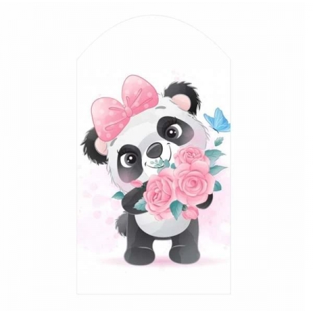 Ξυλινο Διακοσμητικο Panda Girl 10Εκατ. - ΚΩΔ:D16001-122-Bb