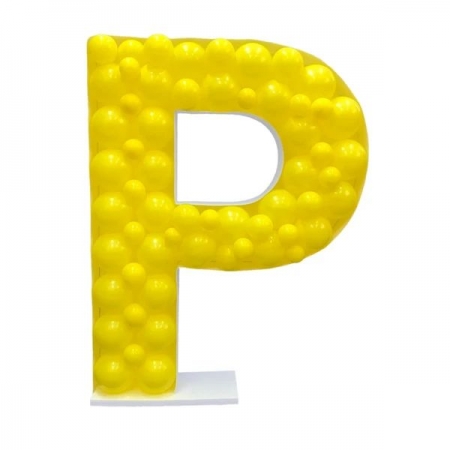 Πλαισιο Για Μπαλονια Σε Σχημα Γραμμα P 100Χ76Cm - ΚΩΔ:88130A-Bb
