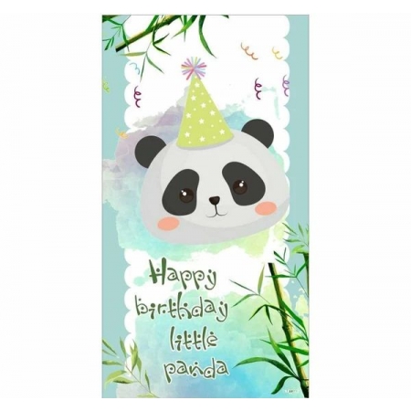 Αφισα Happy Birthday Little Panda 1.30M - ΚΩΔ:5531127-31-Bb