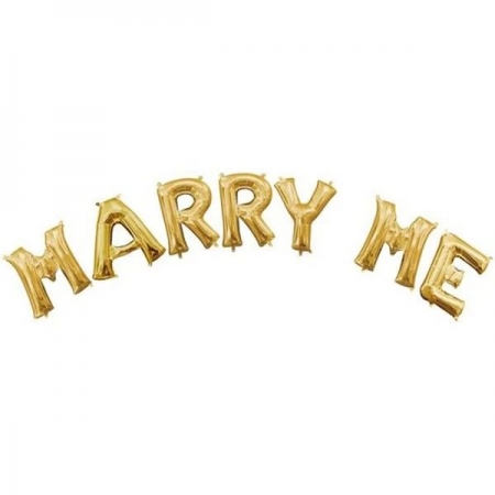 Μπαλονι Foil 16"(40cm) Marry Me - ΚΩΔ:526Lph11-Bb