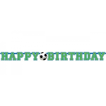 Banner Happy Birthday Με Θεμα Ποδοσφαιρο 10.2X130Cm - ΚΩΔ:125392-Bb