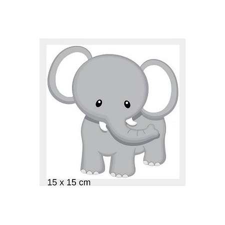 Ξυλινο Ελεφαντακι Με Laser Cut Κοπη Περιμετρικα 15Χ15Cm - ΚΩΔ:Mpoae15-4-15-Al