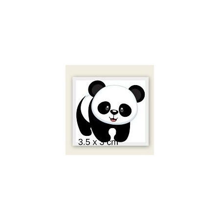 Ξυλινο Panda Με Laser Cut Κοπη Περιμετρικα 3.5Χ3Cm - ΚΩΔ:Mpoae17-3-Al