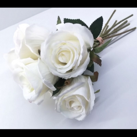 Τριανταφυλλα Λευκα Σε Μπουκετο - ΚΩΔ:L37-Rn