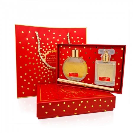 Σετ δώρου χριστουγεννιάτικο αρωματικό χώρου και room spray winder spice, μαζί με τσάντα δώρου - ΚΩΔ:ST00688-SOP