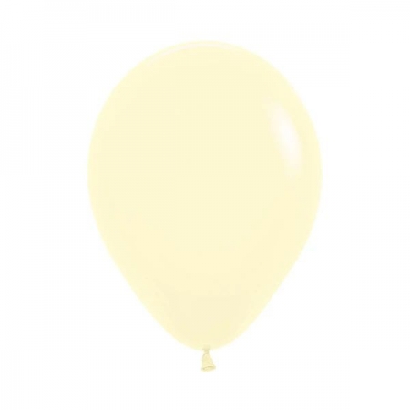 Mπαλόνι Λάτεξ 5''(13cm) Κίτρινο Pastel Matte - ΚΩΔ:13506620-BB
