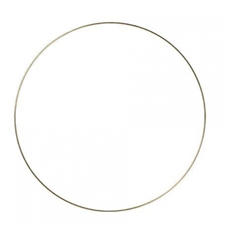 Μεταλλικός κύκλος χρυσό - 40cm - ΚΩΔ:778994-NT