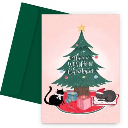 Χριστουγεννιάτικη Κάρτα Have a Wonderful Christmas - ΚΩΔ:VC1702-65-BB