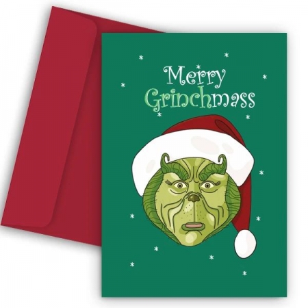 Χριστουγεννιάτικη Κάρτα The Grinch - ΚΩΔ:VC1702-79-BB