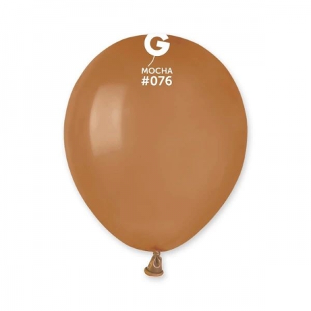 Μπαλόνι Latex 5"(13cm) Μόκα - ΚΩΔ:1360576-BB