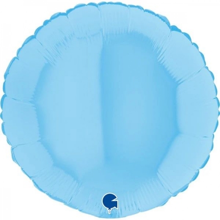 Μπαλόνι Foil 18''(45cm) Στρογγυλό Γαλάζιο Matte - ΚΩΔ:181M00B-BB