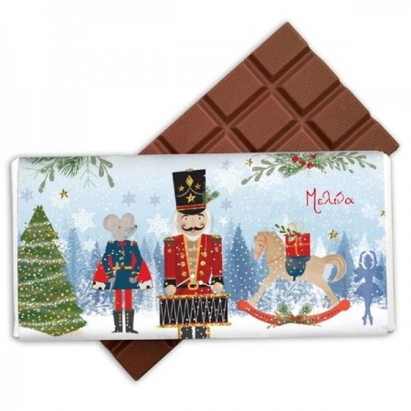 Χριστουγεννιάτικη Σοκολάτα Καρυοθραύστης 100gr - ΚΩΔ:5531113-100-16-BB