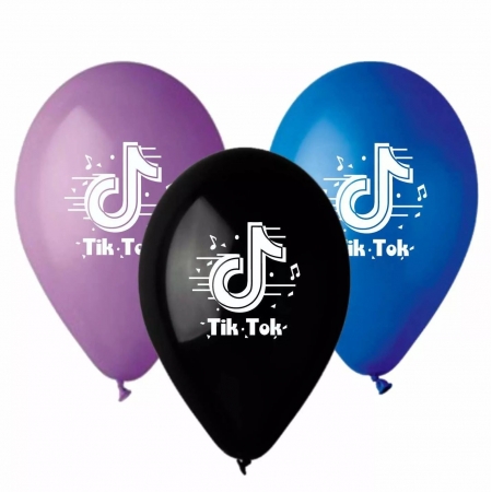 Μπαλόνι Latex 13 (33cm) Tik Tok - ΚΩΔ:13613402-BB