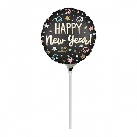 Μπαλόνι Foil 10 (25cm) Mini Shape Happy New Year - ΚΩΔ:543369-BB