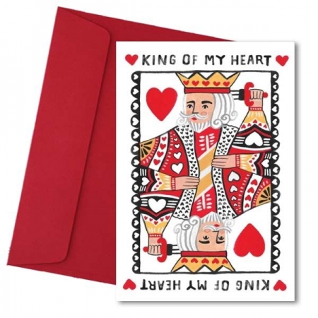 Κάρτα Αγάπης King of my Heart - ΚΩΔ:VC1702-138-BB