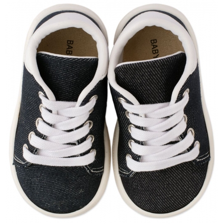 Παπουτσακια Babywalker Υφασματινο Δετο Sneaker - Ζευγαρι - ΚΩΔ:Bs3029-Bw