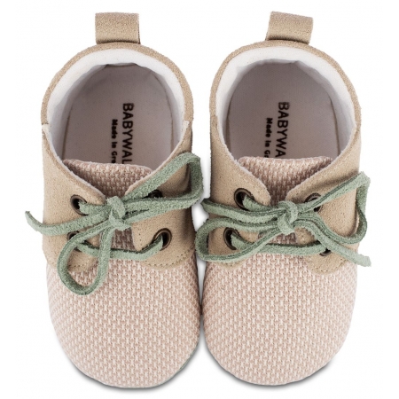 Παπουτσάκια Babywalker για Αγόρι - Δίχρωμο Δετό Σνίκερ - Ζευγάρι - ΚΩΔ:MI1099-BW