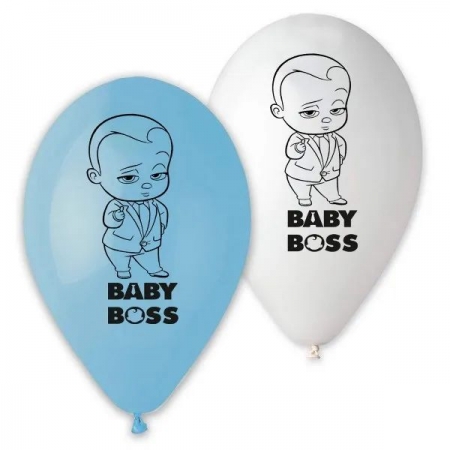 Μπαλόνι Latex 13 (33cm) Τυπωμένο Baby Boss - ΚΩΔ:13512355-BB