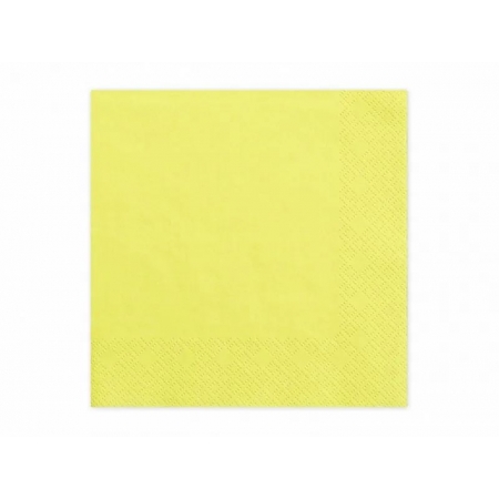 Χαρτοπετσέτες Κίτρινες 33X33cm - ΚΩΔ:SP33-1-084-BB
