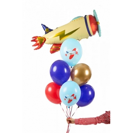 Σετ Μπαλόνια Latex 30cm Αεροπλανάκι - ΚΩΔ:SB14P-312-000-BB