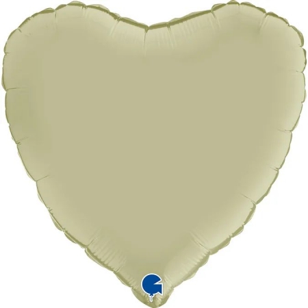 Μπαλόνι Foil 45cm Καρδιά Πράσινο της Ελιάς - ΚΩΔ:180000SOGR-BB