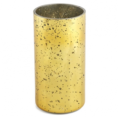 Γυάλινο Διακοσμητικό Βάζο Χρυσό 10X19cm - ΚΩΔ:YS7079M-NU