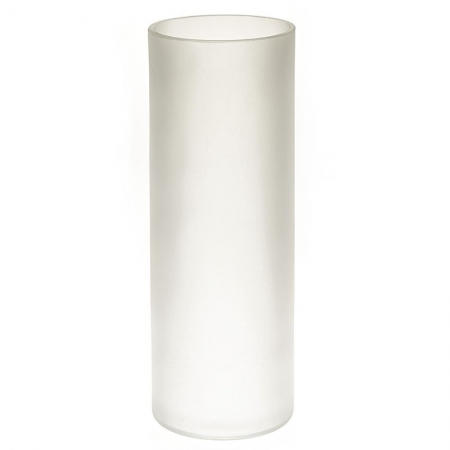 Γυάλινο Διακοσμητικό Βάζο Λευκό 10X28cm - ΚΩΔ:YS7080L-NU