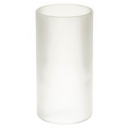 Γυάλινο Διακοσμητικό Βάζο Λευκό 9X19cm - ΚΩΔ:YS7080M-NU