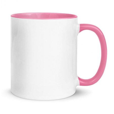 Κούπα με Όνομα Tinkerbell με Ροζ Εσωτερικό και Χερούλι 350ml - ΚΩΔ:D24K-25-BB