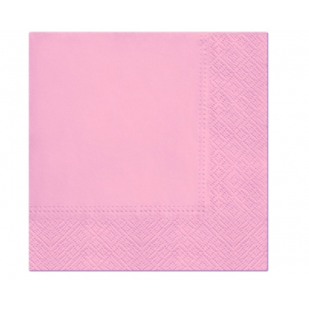 Χαρτοπετσετες Μεγαλες Ροζ 33X33Cm - ΚΩΔ:51220-103-Bb