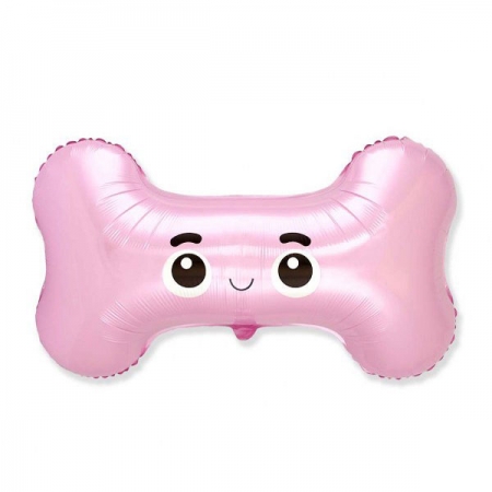 Mπαλόνι Foil 18"- Ροζ Κόκκαλο 60cm - ΚΩΔ:901861RS-1-BB