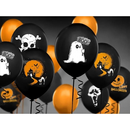 Μπαλόνι Latex Φάντασμα – Halloween 30cm - ΚΩΔ:SB14P-122-010-BB