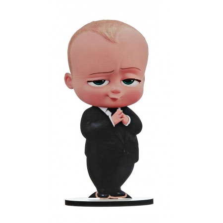 Ξύλινο Εκτυπωμένο Baby Boss με Βάση 9.5X20.5cm - ΚΩΔ:M11077-AD