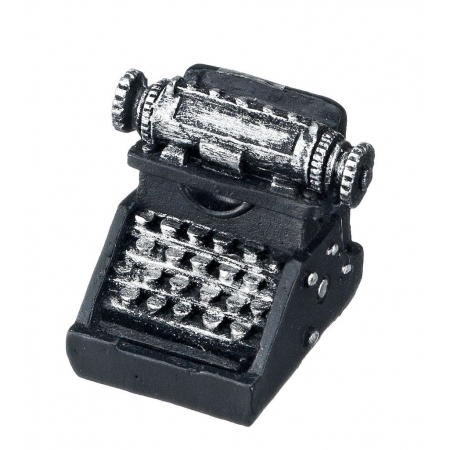Πολυεστερική Vintage Γραφομηχανή 3.5X4Χ4cm - ΚΩΔ:M1358-AD