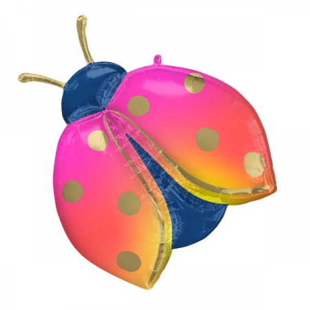 Μπαλόνι FoiL - Πολύχρωμη Πασχαλίτσα 83cm - ΚΩΔ:544189-BB