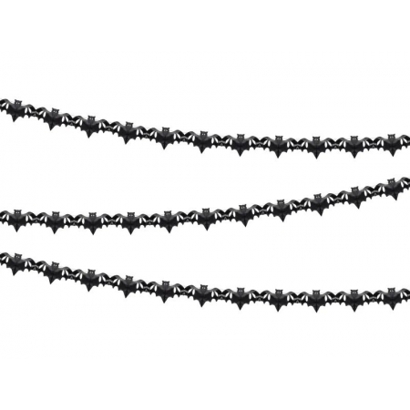 Διακοσμητική Γιρλάντα Μαύρες Νυχτερίδες 4m - ΚΩΔ:GRB14-BB