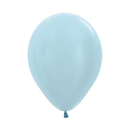 Γαλαζια Περλε Μπαλονια 5΄΄ (12,7Cm) Latex – ΚΩΔ.:13506440-Bb