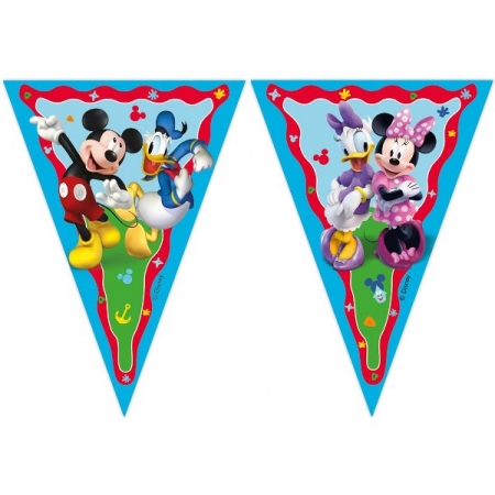 Τριγωνικά Σημαιάκια Mickey Rock The House 230cm - ΚΩΔ:93826-BB