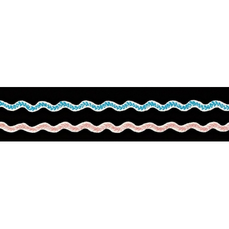 Κορδέλα Λινή Ζικ Ζακ με Φύλλα 5mmX10m - ΚΩΔ:M8260-AD