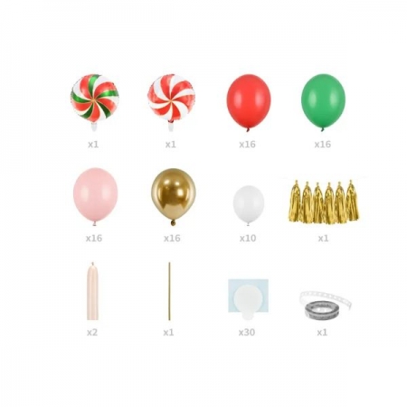 Γιρλάντα Μπαλονιών Candies - ΚΩΔ:GBN15-BB