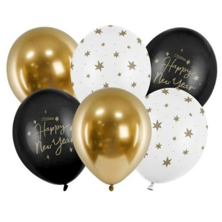 Μπαλόνι Latex Happy New Year 30cm - ΚΩΔ:SB14P-331-000-BB