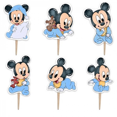 Οδοντογλυφίδες Baby Mickey 13cm - ΚΩΔ:P25917-97-BB