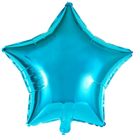 Μπαλόνι Foil - μπλέ αστέρι γυαλιστερό 40cm - ΚΩΔ:207FG005B-BB