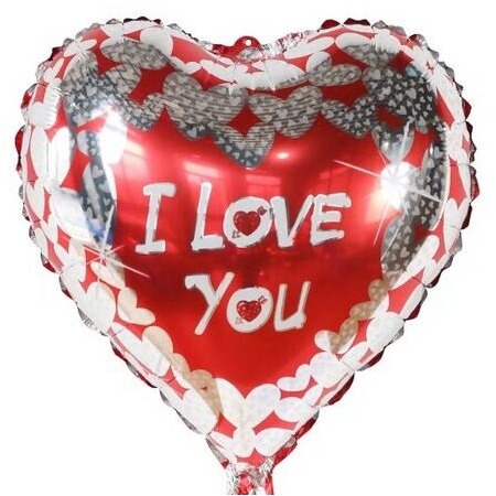 Μπαλόνι Foil καρδιά Silver Love 45cm - ΚΩΔ:207VD023-BB
