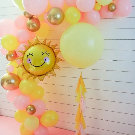 Μπαλόνι Foil χαρούμενος ήλιος 67x68cm - ΚΩΔ:207PT077-BB