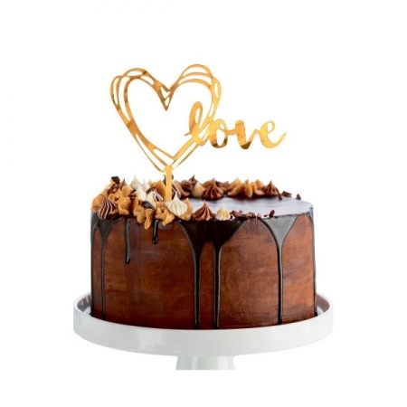 Ακρυλικό Topper τούρτας Love - ΚΩΔ:PF-DALO-BB