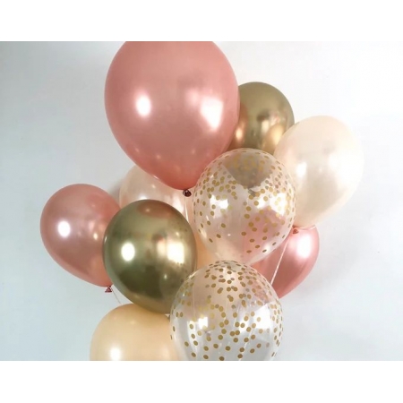 Σέτ latex μπαλόνια τυπωμένο κομφετί - ΚΩΔ:9902285-BB