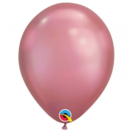Μπαλόνι latex 28cm chrome ροζ - ΚΩΔ:58274-1-BB